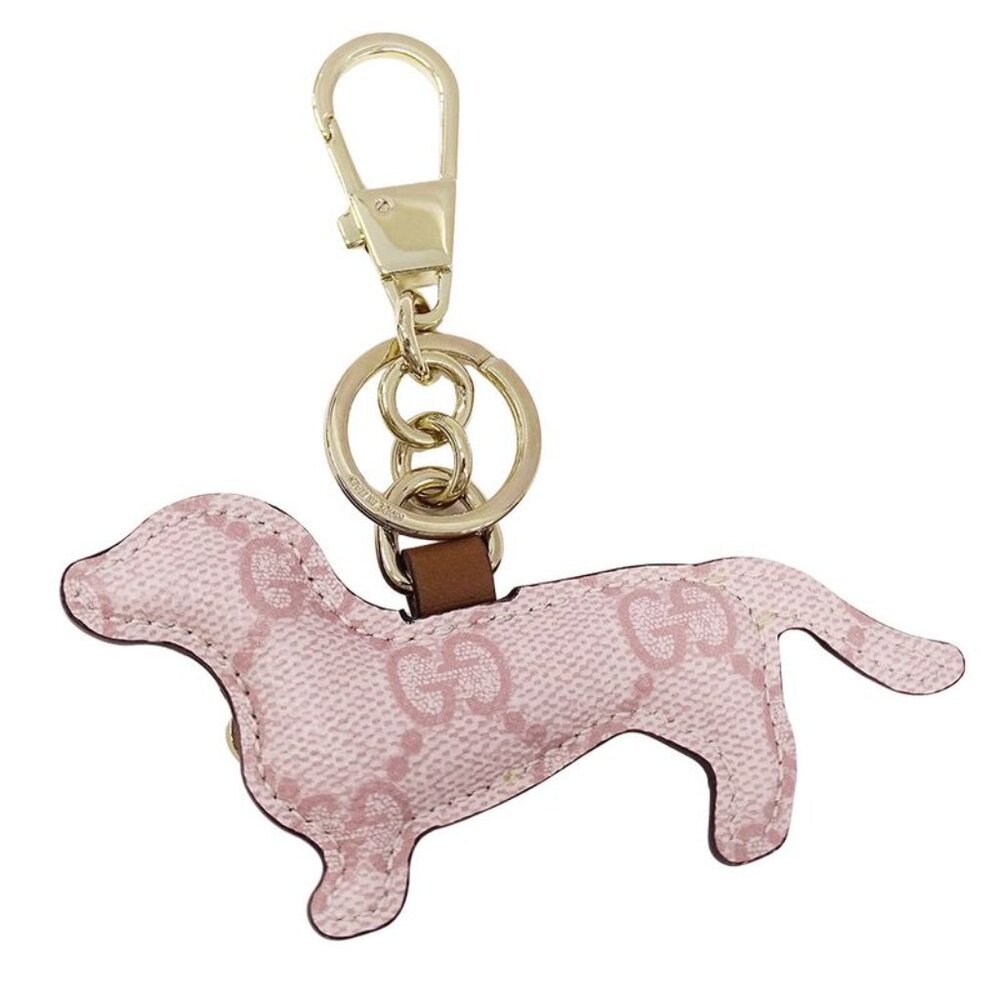 ★SOLD★ Gucci Charm Dog Canvas Pink Light - Picture 2 of 10